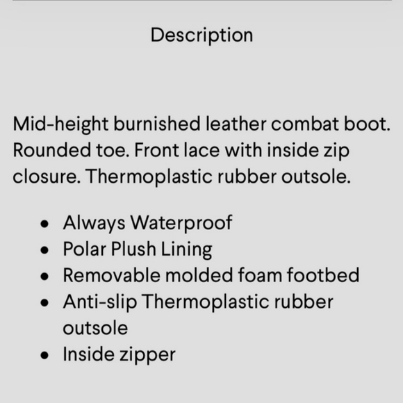 COUGAR SAYDDE Waterproof Combat Boot - Picture 15 of 15